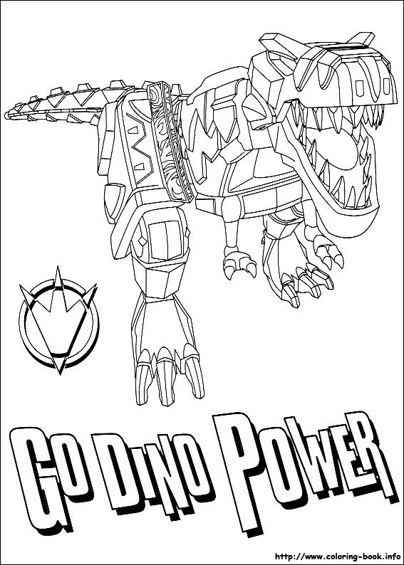 Power Rangers coloring picture